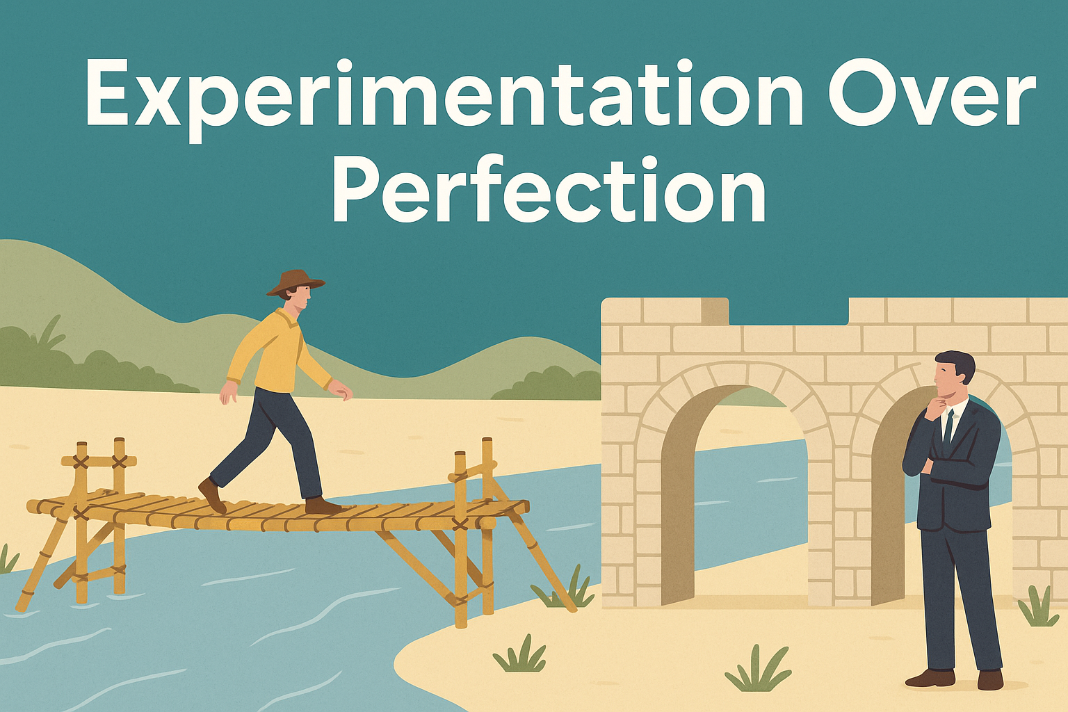 Experimentation over perfection